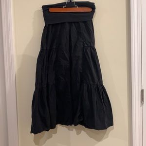 Gaucho style pants. Capri length. Very wide leg. Flare bottom